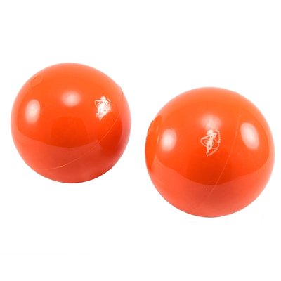 Massage balls (2 pcs) Franklin Smooth Ball, 10 cm (orange), FR-90.05-OR