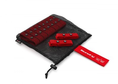 Set of straps (10 pcs) Polar Pro Soft Strap Red, PL-91051898-M/XXL
