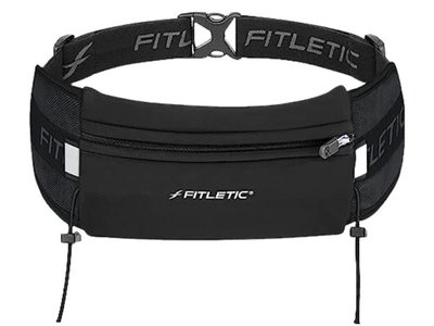 Сумка на пояс для бігу Fitletic Ultimate I Running Belt w 6 Gel Holders, FL-N06-01-BK/BK (чорний/чорний) FL-N06-01-XX фото