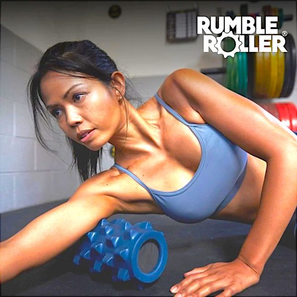 Ролик масажний RumbleRoller Original Fullsize, 79x14 см (синій), RR-316-BL RR-316-BL фото