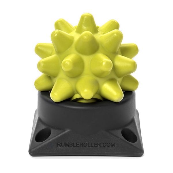 М'яч масажний з тримачем RumbleRoller Beastie XFirm, 7.5 см (лайм), RR-BXA-LM RR-BXA-LM фото