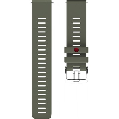 Ремінець Polar 22mm Silicone Wristband Green, PL-91082601-M/L PL-91082601-M/L фото
