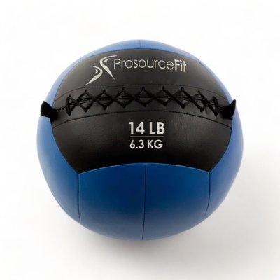 Набивной мяч ProsourceFit Soft Wall Ball, 6.3 кг (синий), PS-2212-14-BL PS-2212-14-BL фото