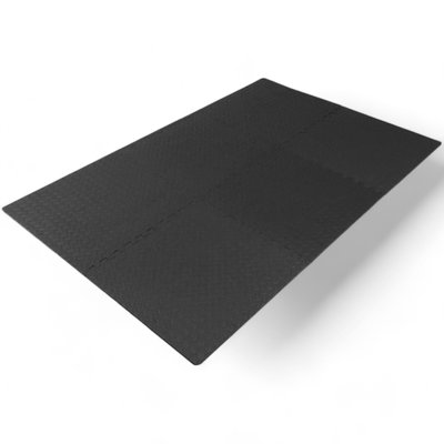 Puzzle mat for training (6 sections) ProsourceFit Puzzle Mat, 12.7 mm, PS-2301-1/2-BK (black)