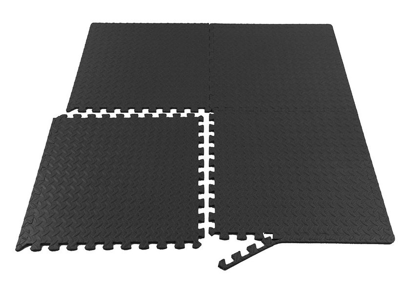 Пазл-мат для тренувань (6 секцій) ProsourceFit Puzzle Mat, 12.7 мм, PS-2301-1/2-BK (чорний) PS-230X-1/2-XX фото