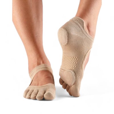 Шкарпетки для хореографії ToeSox Full Toe Prima Bellarina Nude, TS-DFT-PB-ND-S TS-DFT-PB-ND фото