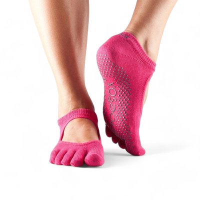 Шкарпетки для йоги ToeSox Full Toe Bella Fuchsia, TS-841090108661-L TS-S0122XFUS фото