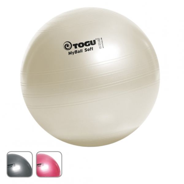 М'яч гімнастичний TOGU MyBall Soft, 55 см, TG-418551-PW (перлинний) TG-41855X-XX фото