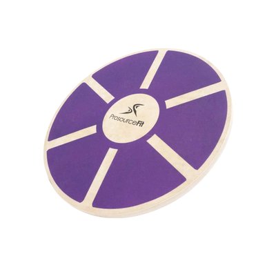 ProsourceFit Wooden Balance Board, PS-1088-PR (purple)