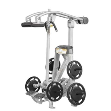 Commercial plate-loaded gym equipment