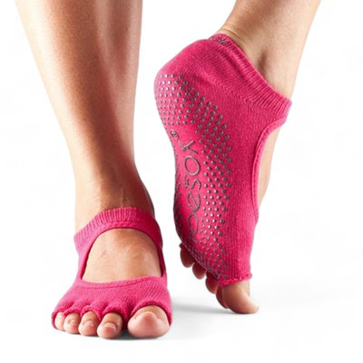 Шкарпетки для йоги ToeSox Half Toe Bella Fuchsia, TS-841090108739-S TS-GHT-BL-FUS фото