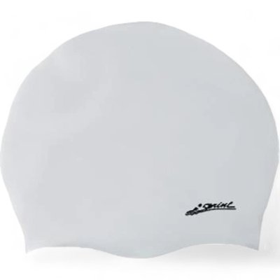 Sprint Aquatics 390 Silicone Swimming Cap, SA-390-SL (Silver)