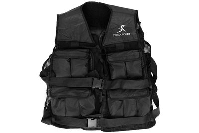 Жилет-обважнювач ProsourceFit Weighted Vest, 9 кг (чорний), PS-1162-20-BK PS-1162-20-BK фото