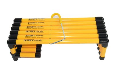 Collapsible barriers (6 pcs.) Perform Better Smart Hurdle, 15.5 cm (yellow), PB-3417-01-YL