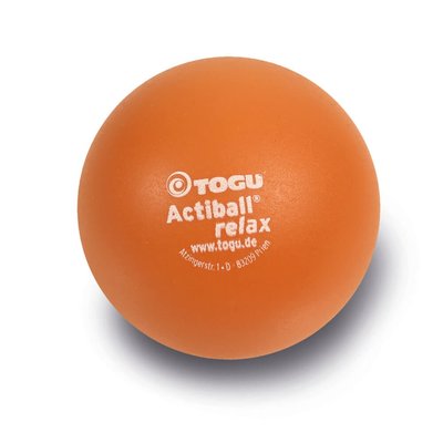 Massage ball TOGU Actiball Relax M, 8 cm (orange), TG-465427-OR