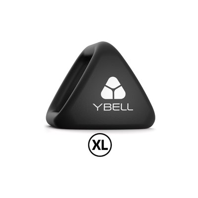 Neoprene kettlebell YBell Neo XL, 12 kg (white), YB-NEO-XL-WH