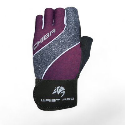 Перчатки для фитнеса женские Chiba Lady Starlight, фиолетовый, CH-40918-violet-XS CH-40918-violet фото