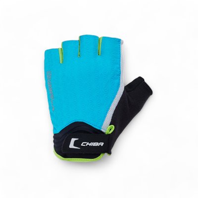 Women's fitness gloves Chiba Lady Air, turquoise/green, CH-40956-tourquise/apple-XS