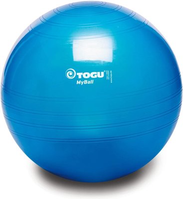 Gymnastics ball TOGU MyBall, 55 cm (blue-transparent), TG-409550-BT