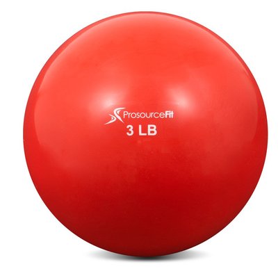 ProsourceFit Toning Ball, 1.36 kg (red), PS-2222-3-RD