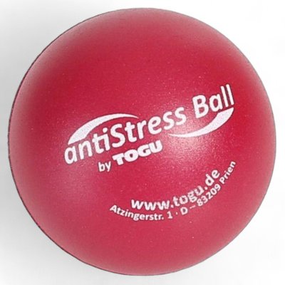 М'яч масажний TOGU Anti-Stress Ball, 6.5 см, TG-464102-RR (рубіновий) TG-46410X фото