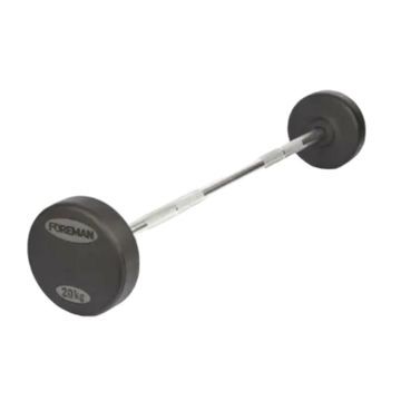 Barbells with rubber and urethane coating