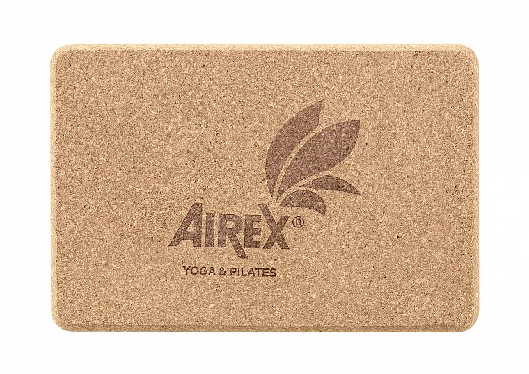 Блок для йоги Airex Yoga ECO Cork Block, 7.5 см (пробка), AX-ECB-3 AX-ECB-3 фото