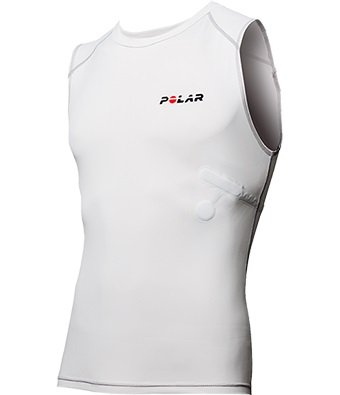 Майка компресійна з електродами Polar Team Pro Shirt (білий), PL-91081610-L PL-910816XX-XX фото
