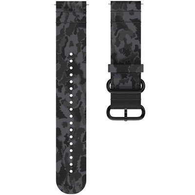 Polar 22mm Woven Wristband (PET) Black/Tundra, PL-91082600-M/L