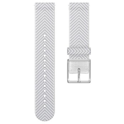 Polar 20mm Woven Wristband (PET) White, PL-91080475-S/M