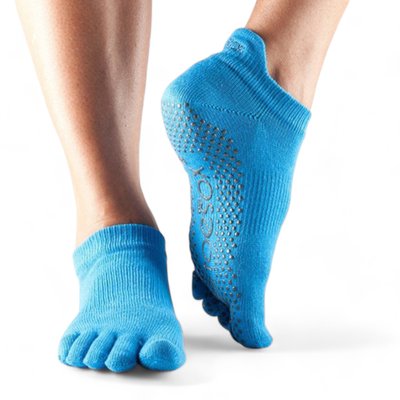 Шкарпетки для йоги ToeSox Full Toe Low Rise Skydiver, TS-811105026365-S TS-S0182XSDR фото