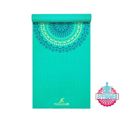 ProsourceFit Mandala Yoga Mat, 5mm, PS-1922-GN