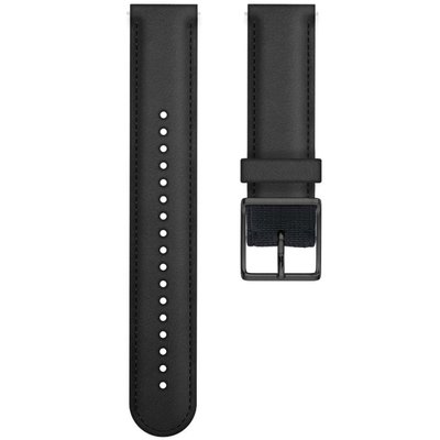 Polar 20mm Leather Wristband Black, PL-91080478-M/L