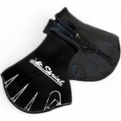 Аква-перчатки Sprint Aquatics 775, открытые пальцы (зиппер), SA-775-L-BK (черный) SA-775-XX фото