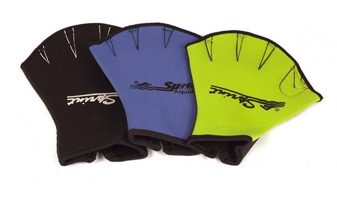 Аква-рукавички Sprint Aquatics 775, відкриті пальці (зіпер), SA-775-L-BK (чорний) SA-775-XX фото