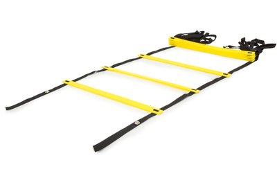 ProsourceFit Speed Agility Ladder, 12 steps/ 6 m (black/yellow), PS-1081-12-BK/YL