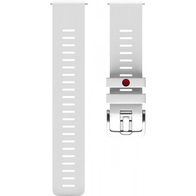 Strap Polar 22mm Silicone Wristband White, PL-91081739-S/M