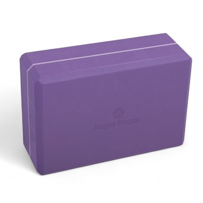Hugger Mugger Foam Yoga Block, 7.5 cm (purple), HM-FB-3-PR