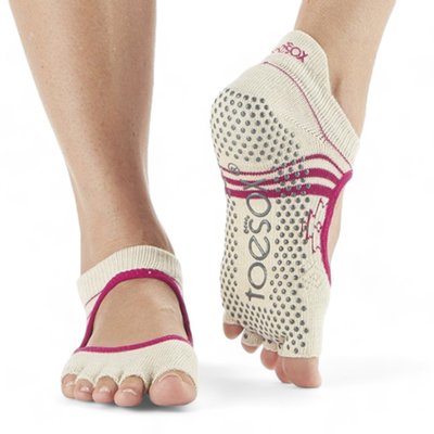 ToeSox Half Toe Bellarina Ritual Yoga Socks, TS-841090129628-S