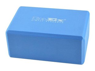 Блок для йоги InEx Foam Yoga Block, 10 см (синій), IN-YB-4-BL IN-YB-4-BL фото