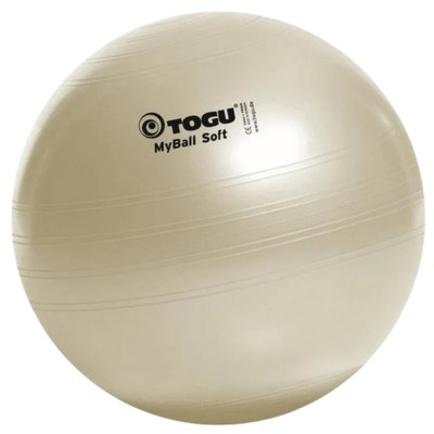 Gymnastics ball TOGU MyBall Soft, 75 cm, TG-418751-PW (pearl)