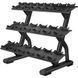 Precor Discovery 3-Tier Dumbbell Rack (holds 10 pairs), PR-DBR0814-BP (black)