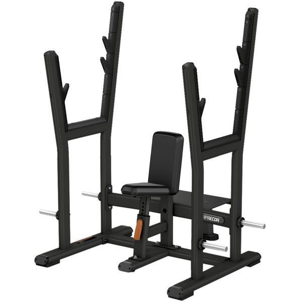 Precor Discovery Olympic Shoulder Press Bench, PR-DBR0507-BP/BK (black/black)