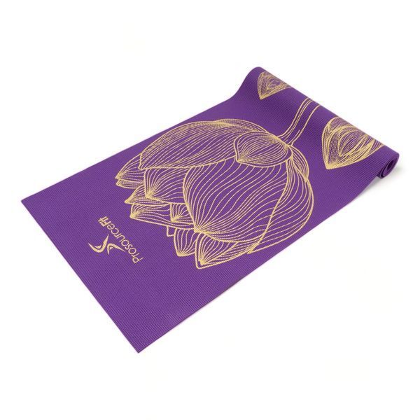 Килимок для йоги ProsourceFit Floret Yoga Mat, 5 мм, PS-1921-VT (фіолетовий) PS-1921-XX фото