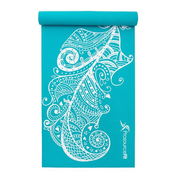 Килимок для йоги ProsourceFit Feather Yoga Mat, 5 мм, PS-1925-BL (синій) PS-1925-XX фото