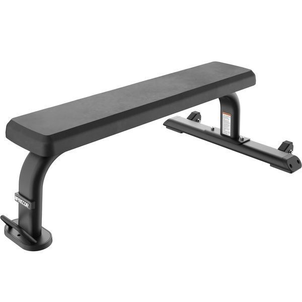 Precor Vitality Flat Bench, PR-VBR6101-BP (black/black)