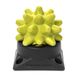 Massage ball with holder RumbleRoller Beastie XFirm, 7.5 cm (lime), RR-BXA-LM