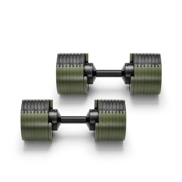 Dumbbells set NUO Nuobell Green, 2-32 kg, NO-NB232GREBLA