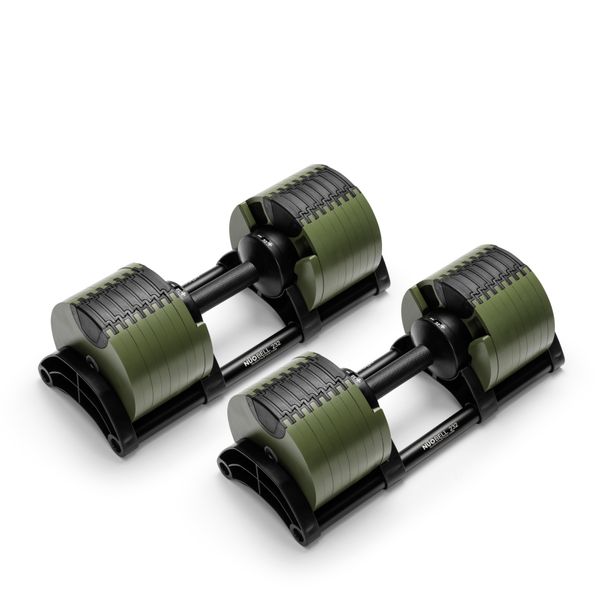 Dumbbells set NUO Nuobell Green, 2-32 kg, NO-NB232GREBLA