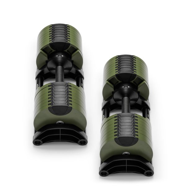 Dumbbells set NUO Nuobell Green, 2-32 kg, NO-NB232GREBLA